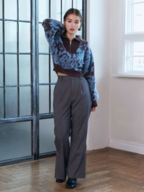 MURUA ムルーア フェザーコーディガン フェザー コーディガン 黒
