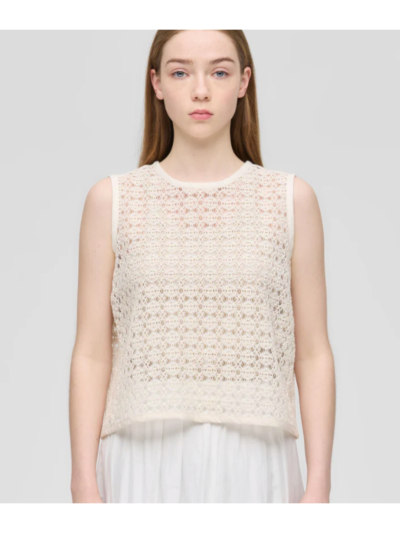mizuiroind（ミズイロインド）1-230159 lace crew neck vestの通販