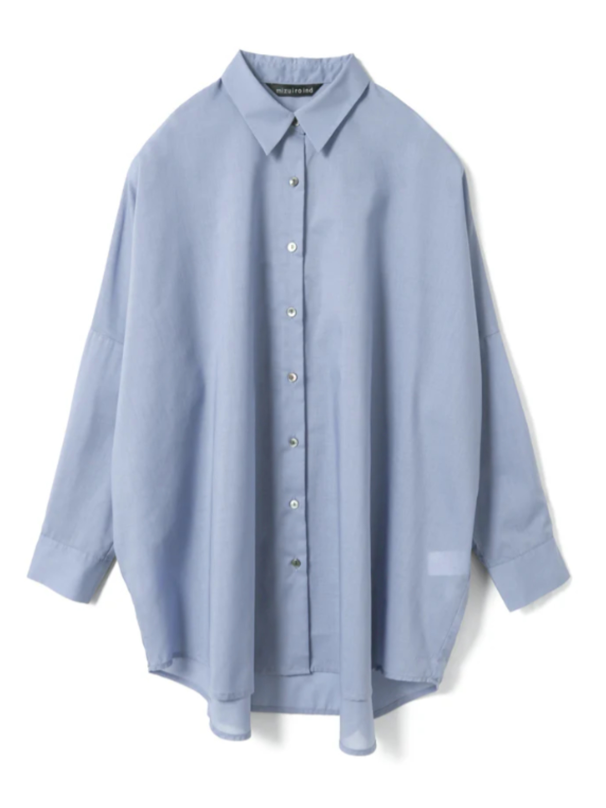 mizuiroind（ミズイロインド）1-230162 T/C sheer wide shirtの通販
