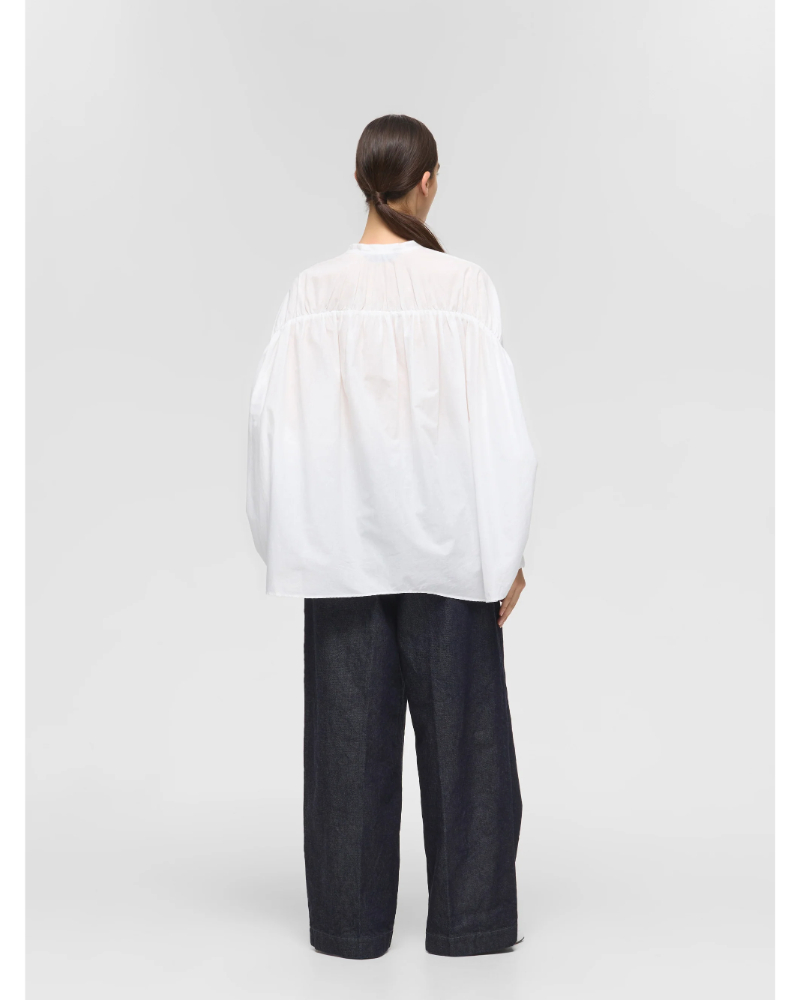 mizuiroind（ミズイロインド）1-238975 back gather wide shirtの通販