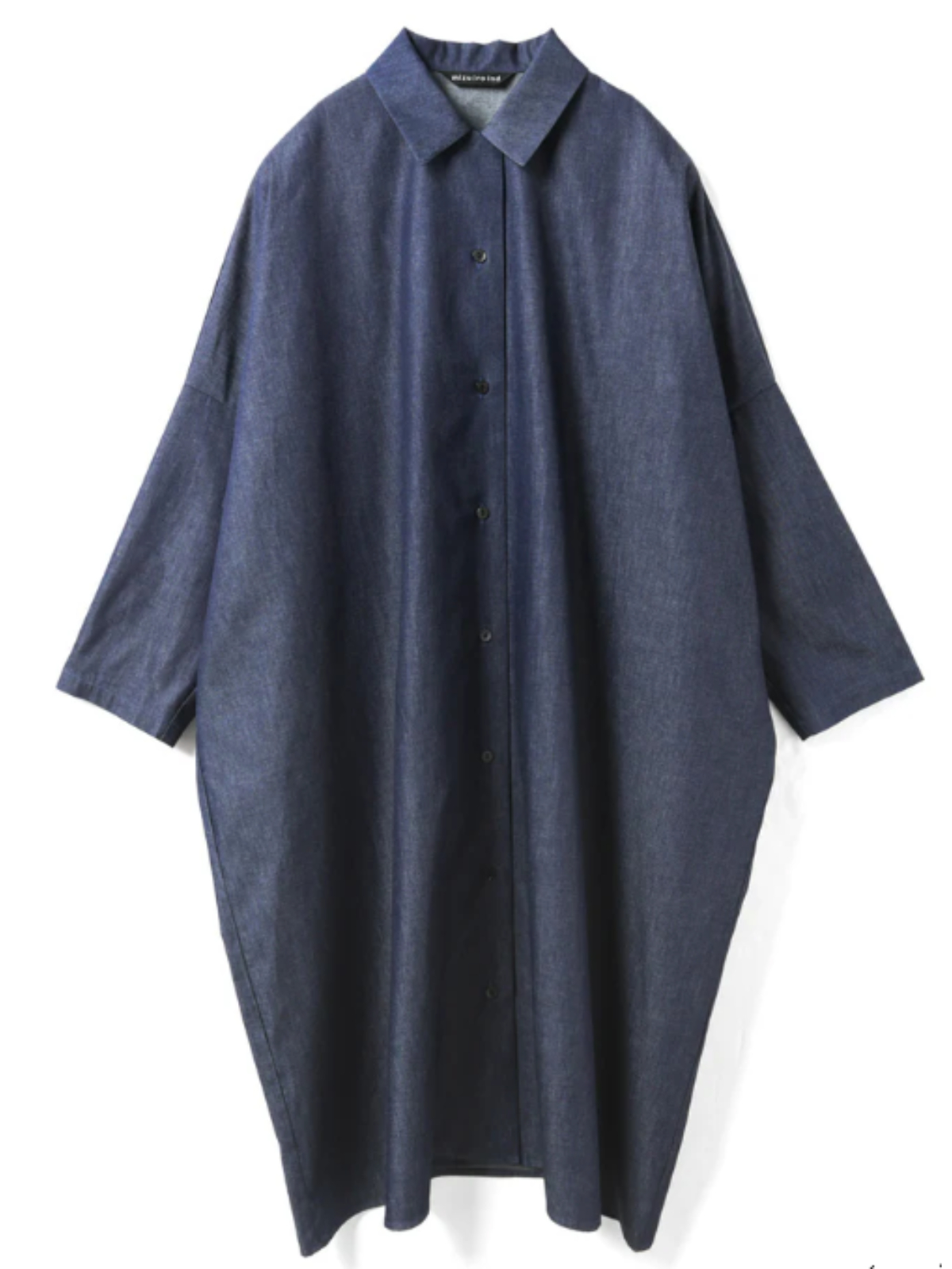 mizuiroind（ミズイロインド）1-250083 denim wide shirt CTの通販