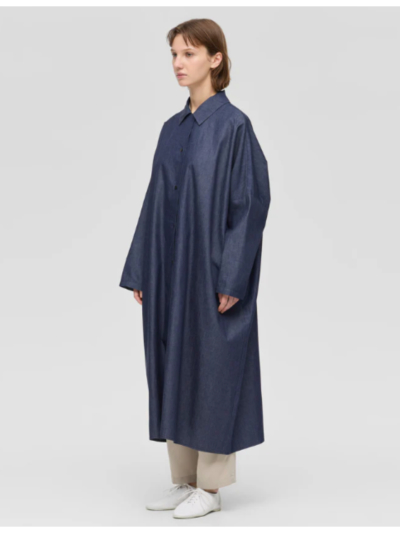 mizuiroind（ミズイロインド）1-250083 denim wide shirt CTの通販