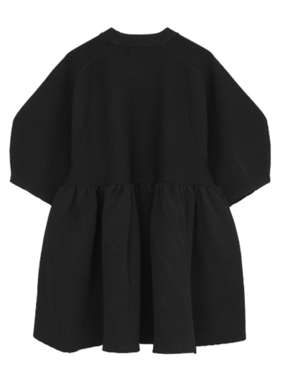 CLANE (クラネ) 10106-2133 PEPLUM HALF SLEEVE KNIT TOPSの通販