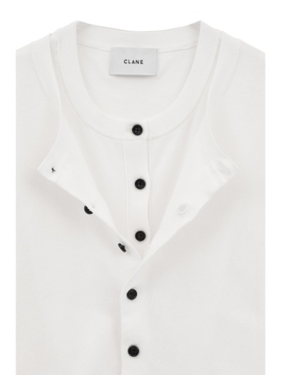 CLANE (クラネ) 10106-2143 W LAYERED KNIT CARDIGANの通販 - BOOMERANG