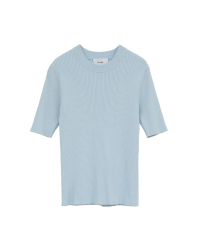 CLANE (クラネ) 10106-2293 H/N HALF SLEEVE RIB KNIT TOPSの通販