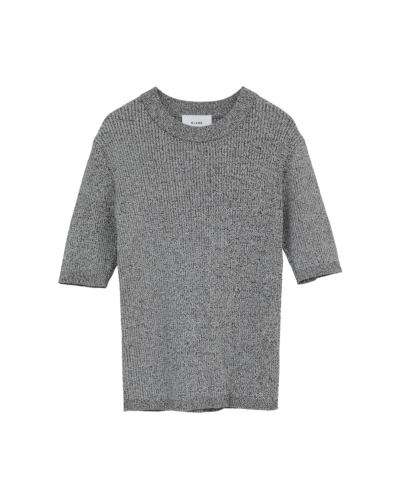 CLANE (クラネ) 10106-2293 H/N HALF SLEEVE RIB KNIT TOPSの通販