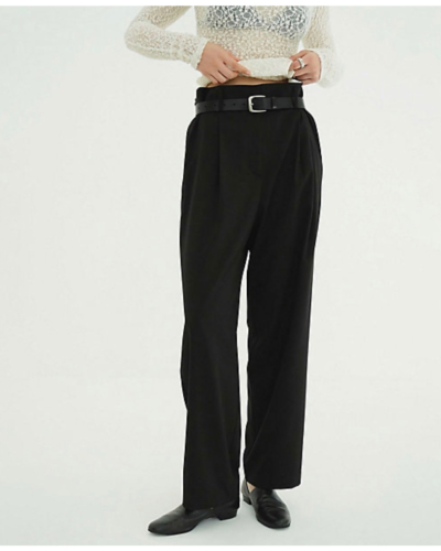CLANE (クラネ) 10110ー7233 WAIST BELT DAD PANTSの通販 - BOOMERANG