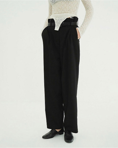 CLANE (クラネ) 10110ー7233 WAIST BELT DAD PANTSの通販 - BOOMERANG