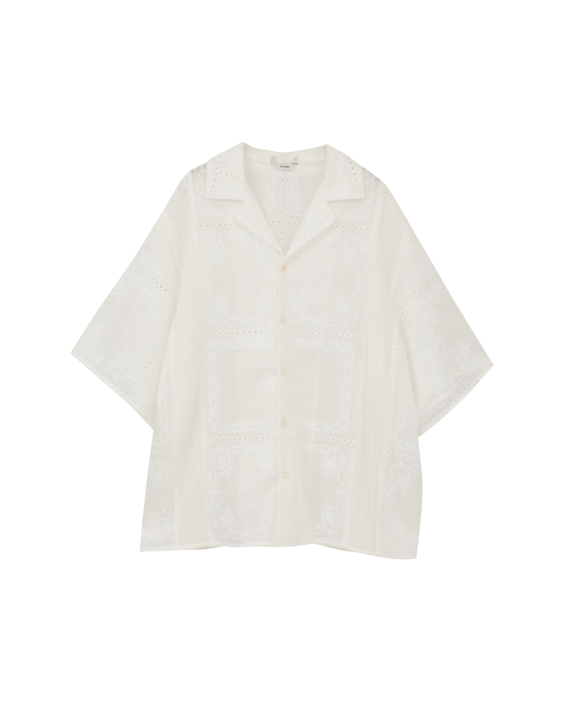 【新品】CLANE BORDER PACK T-SHIRT 2枚セット横浜限定 CLANE (クラネ) 10122-4263 EMBROIDERY LACE BOX SHIRTSの通販 - BOOMERANG