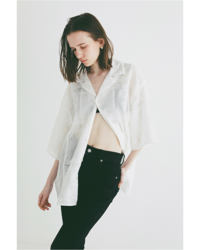 CLANE (クラネ) 10122-4263 EMBROIDERY LACE BOX SHIRTSの通販 - BOOMERANG