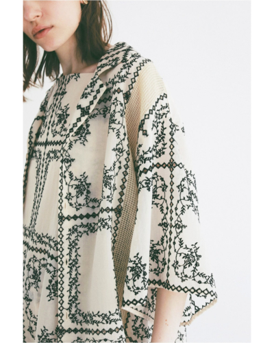 CLANE (クラネ) 10122-4263 EMBROIDERY LACE BOX SHIRTSの通販 - BOOMERANG