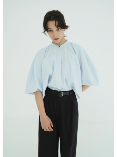 CLANE (クラネ) 10122-4323 VOLUME SLEEVE STAND NECK SHIRTSの通販