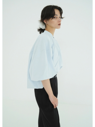 CLANE (クラネ) 10122-4323 VOLUME SLEEVE STAND NECK SHIRTSの通販