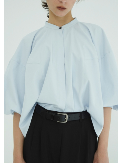 CLANE (クラネ) 10122-4323 VOLUME SLEEVE STAND NECK SHIRTSの通販