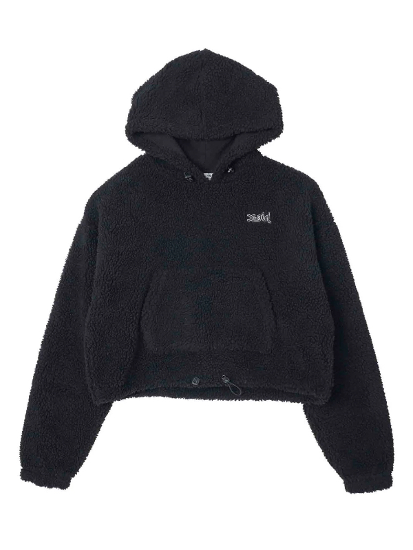 X-girl◆BOA HOODIE/S/ポリエステル/IVO/105234012025 X-girl（エックスガール) 105234012025 BOA HOODIE X-girlの通販