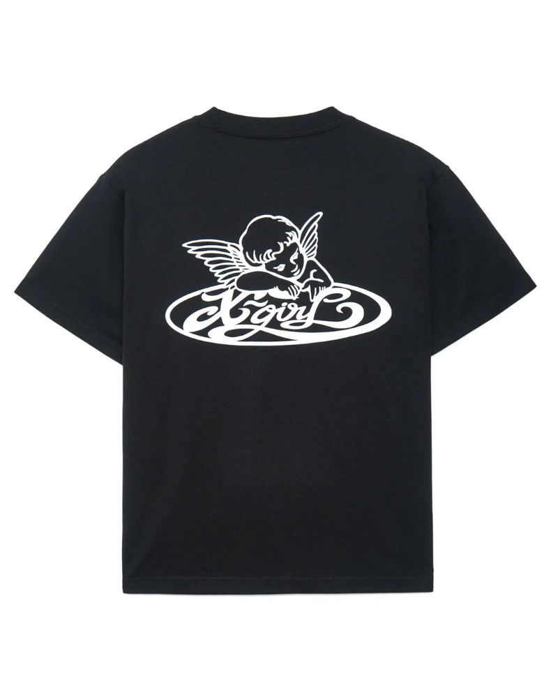 X-girl（エックスガール) 105252011036 ANGEL LOGO S/S TEEの
