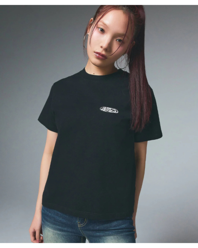 X-girl（エックスガール) 105252011036 ANGEL LOGO S/S TEEの