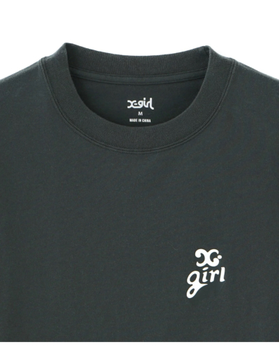 トップス X-girl RUGBY SHIRT X-girl エックスガール レディース ZINE B/B TEE ベースボールT