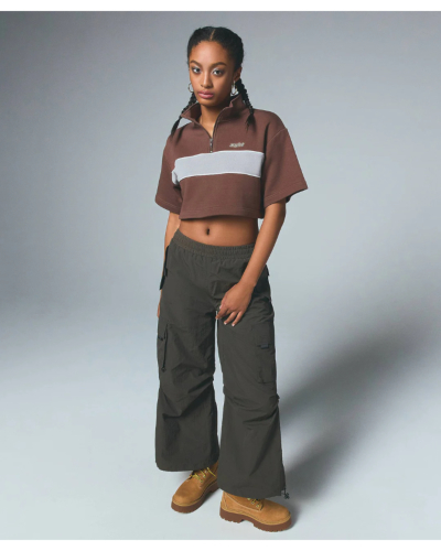 X-girl（エックスガール) 105252031012 TECH WIDE CARGO PANTSの