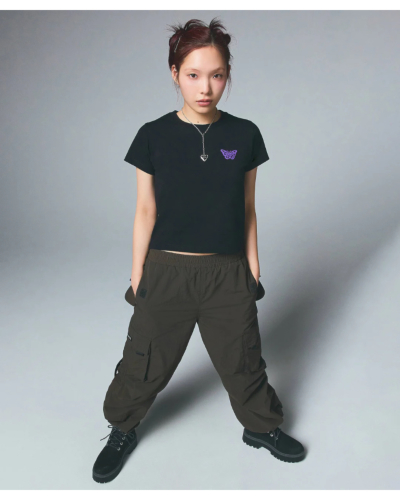 X-girl（エックスガール) 105252031012 TECH WIDE CARGO PANTSの