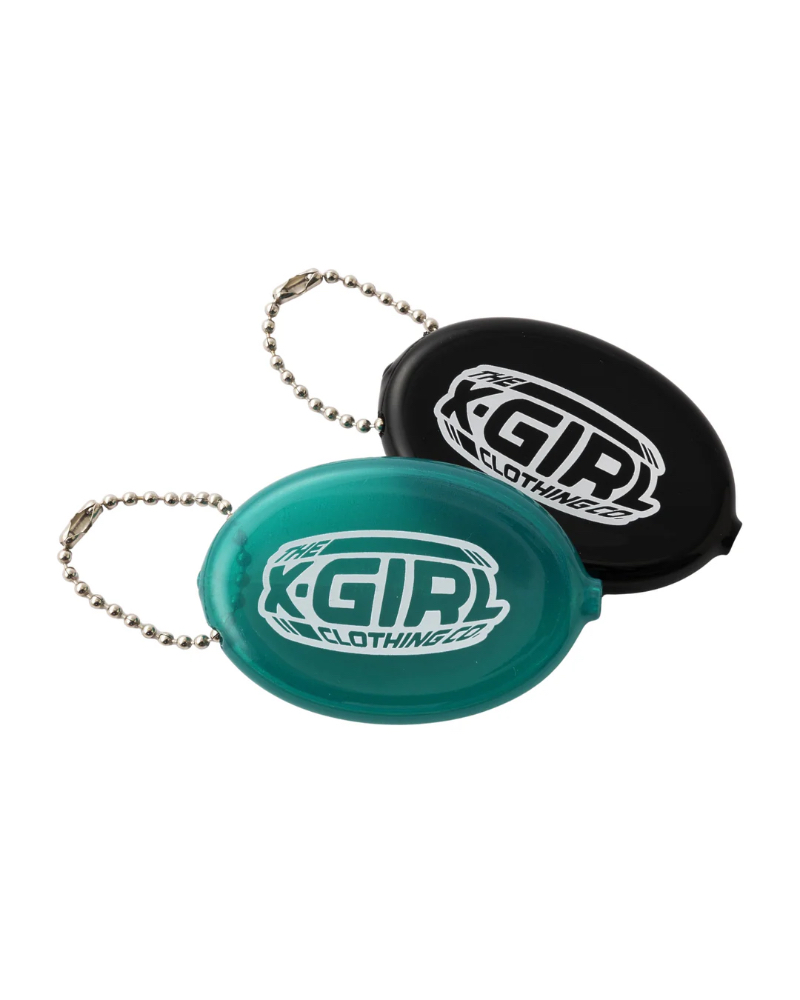 X-girl（エックスガール) 105252054006 EXPAND LOGO RUBBER COIN
