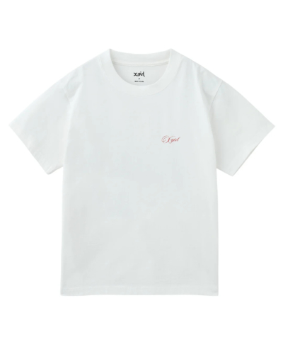 X-girl（エックスガール）105261011011 CURSIVE SCRIPT LOGO AND FACE