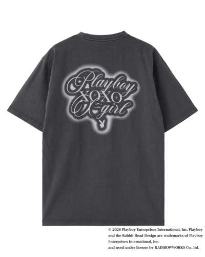 X-girl（エックスガール）105261011027 PLAYBOY × X-girl FADED S/S