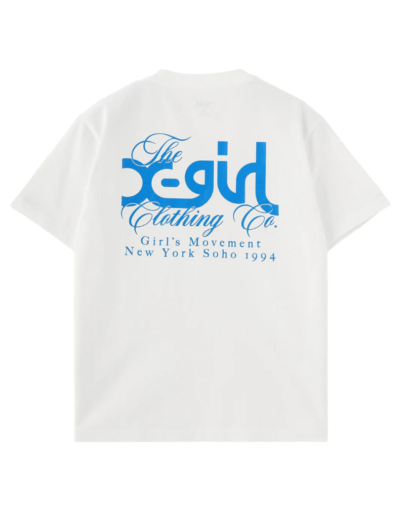 X-girl（エックスガール）105262011022 MIX MILLS LOGO S/S TEEの通販