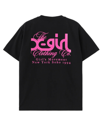 X-girl（エックスガール）105262011022 MIX MILLS LOGO S/S TEEの通販