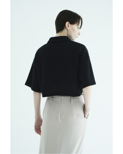 CLANE (クラネ) 11105-1053 CRISP CROPPED POLO TOPSの通販 - BOOMERANG