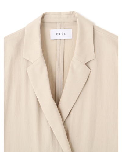 ETRETOKYO ダブルブレストエアリージャケット ダブルブレストエアリージャケット(S BEIGE): アウター │ ETRE