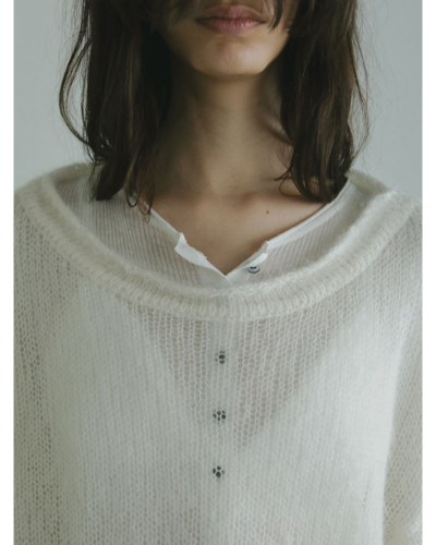 ETRE TOKYO（エトレトウキョウ) 1225404041 シアーハイゲージニット