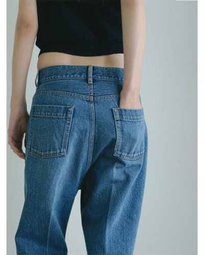 etre tokyo ウエストコードセンタークリースデニム ETRE TOKYO（エトレトウキョウ) 1225422046 ウエストコード