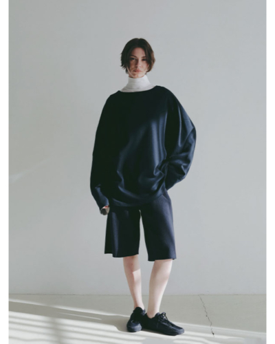 ETRE TOKYO（エトレトウキョウ) 1226212058 ボートネックカフスロンTee