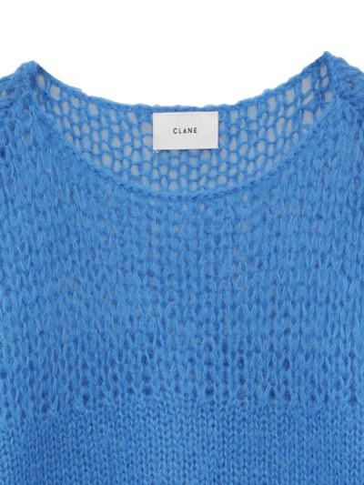 CLANE (クラネ) 15106-2052 HALF SHEER LOOSE MOHAIR KNIT TOPSの通販