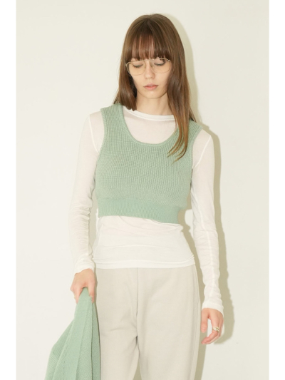 CLANE (クラネ) 16106-2002 BUSTIER SET KNIT CARDIGANの通販