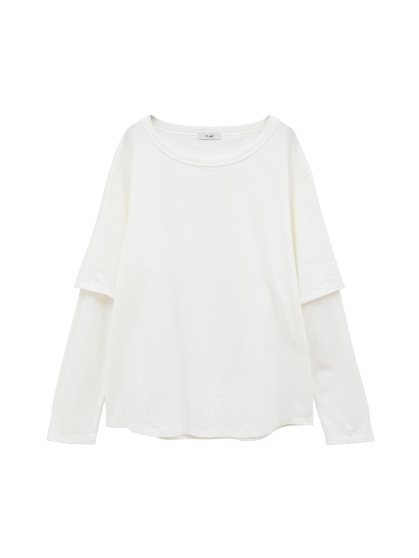 CLANE (クラネ) 18105-1062 TEE LAYERED LONGSLEEVE TOPSの通販