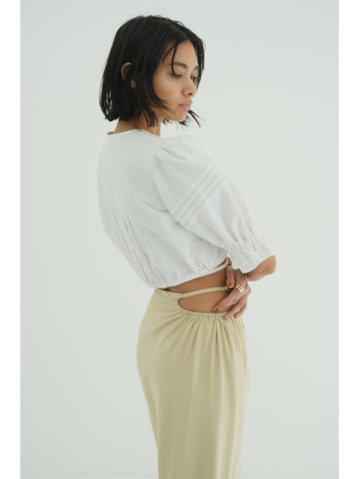 CLANE (クラネ) 18122-4212 PINTUCK CROPPED BLOUSEの通販