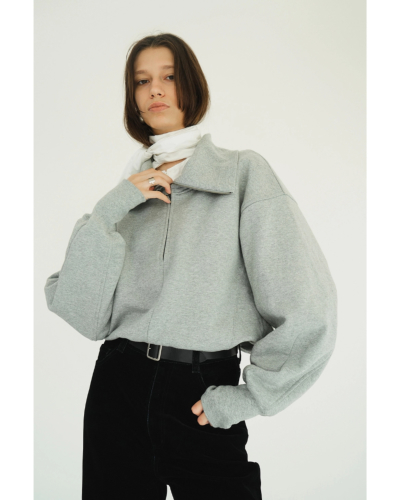 CLANE (クラネ) 19105-1352 HALF ZIP SHORT TOPSの通販 - BOOMERANG