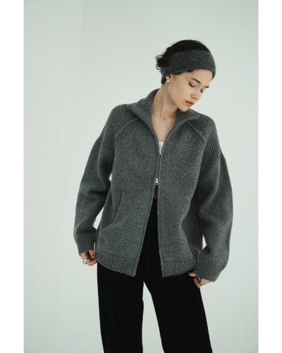 CLANE (クラネ) 19106-2292 POCKET ZIP KNIT TOPSの通販 - BOOMERANG