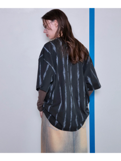 MAISON SPECIAL 21251415805 MINDQUAKE Logo Oversized T-shirt