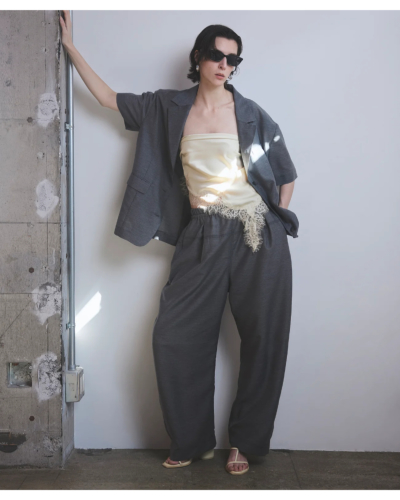 MAISON SPECIAL( メゾン スペシャル) 21261115305 Half-Sleeve Sheer