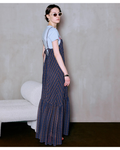 MAISON SPECIAL（メゾンスペシャル）21261265304 Multi Check Cami
