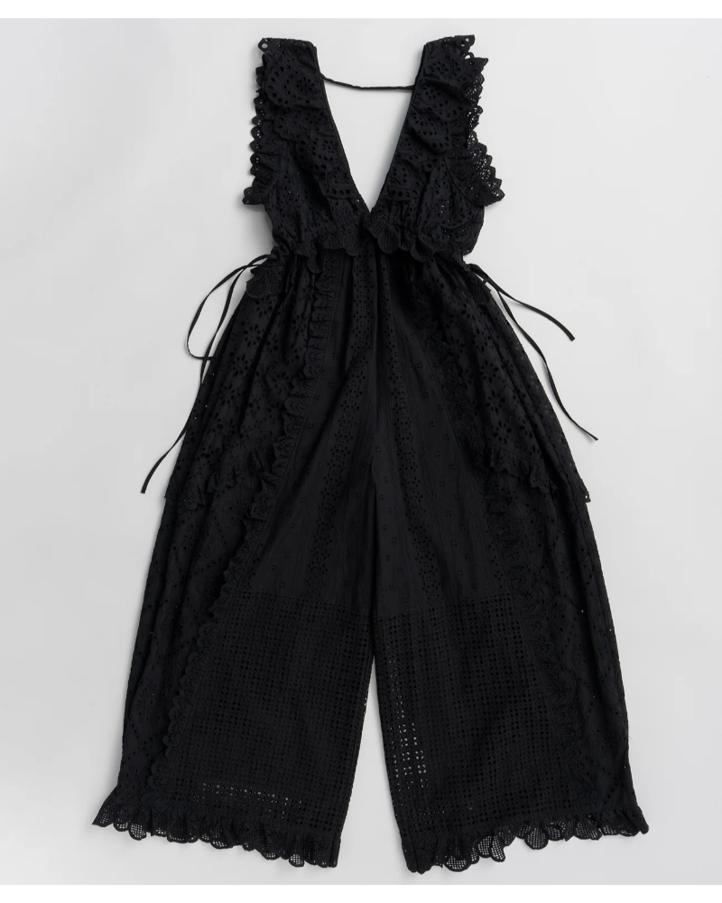 MAISON SPECIAL（メゾンスペシャル）21261266304 Lace Patch Rompersの