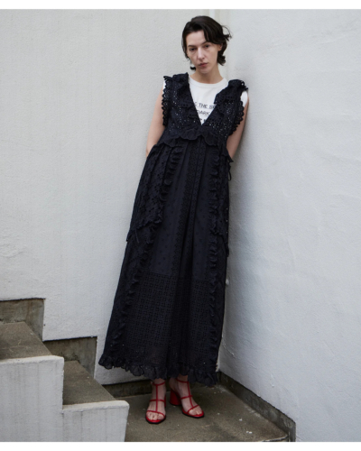 MAISON SPECIAL（メゾンスペシャル）21261266304 Lace Patch Rompersの