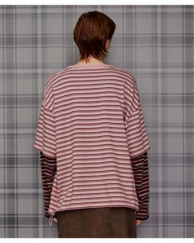MAISON SPECIAL( メゾン スペシャル) 21262416301 Double Border T
