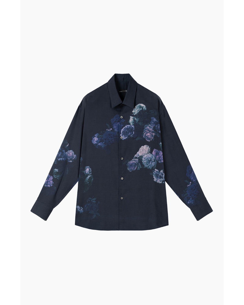 早い者勝ち！LAD MUSICIAN ローズプリントロングコート LAD MUSICIAN - Hooded Long Coat | fakejam