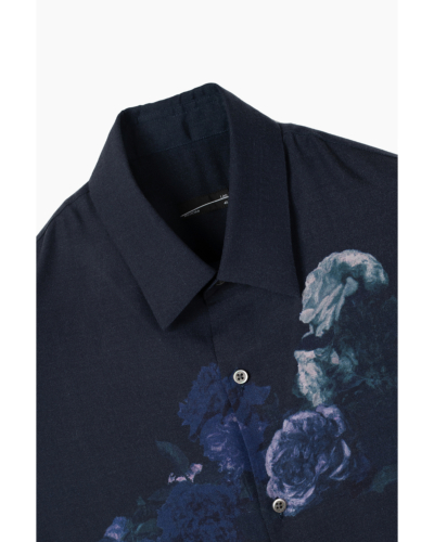 LAD MUSICIAN ローズ柄半袖シャツ LAD MUSICIAN (ラッドミュージシャン) 23SS DECHINE PAINT