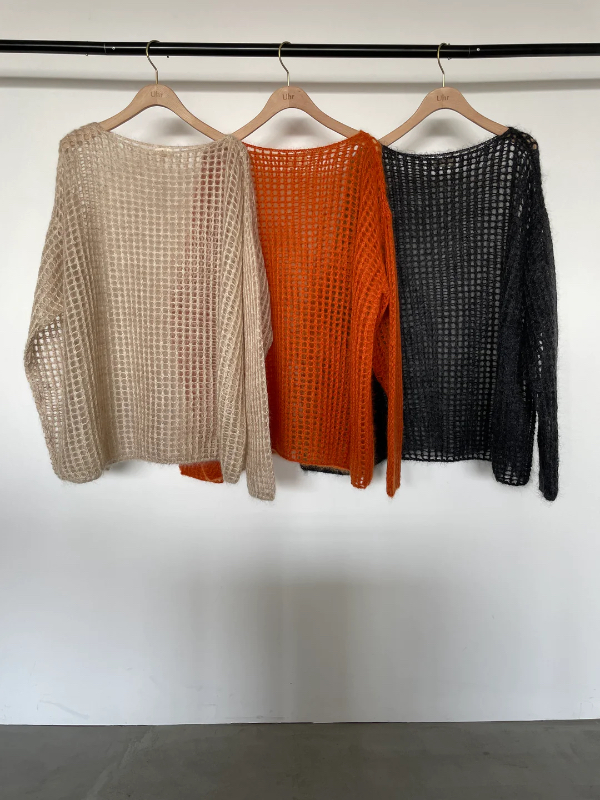 Uhr（ウーア）23AW-KT350 Mohair Mesh Pullover Knitの通販 - BOOMERANG