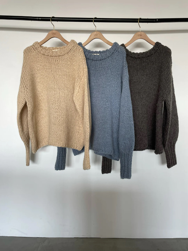 Uhr（ウーア）23AW-KT371 Low Gauge Loose Hand Knitの通販 - BOOMERANG